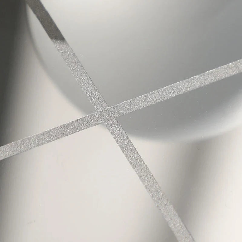 Afralia™ Frosted Glass Geometric Chessboard - Home Decor Handicrafts & Accessories