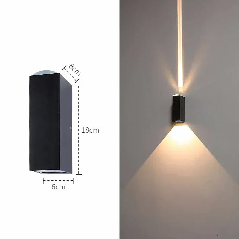 Afralia™ Outdoor Porch Wall Lamp Garden Fixtures Balcony Light