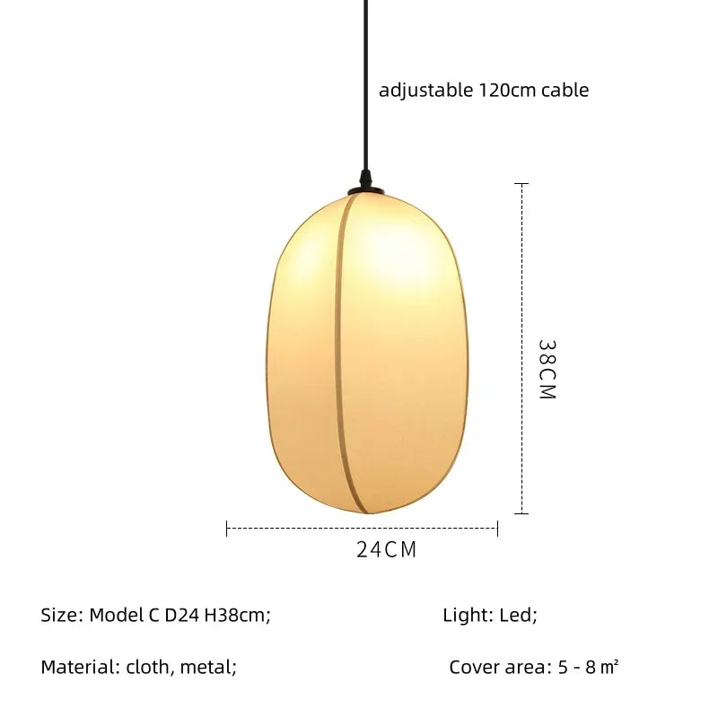 Afralia™ Minimalist Wabi Sabi Nordic Pendant Light for Dining Room and Bar
