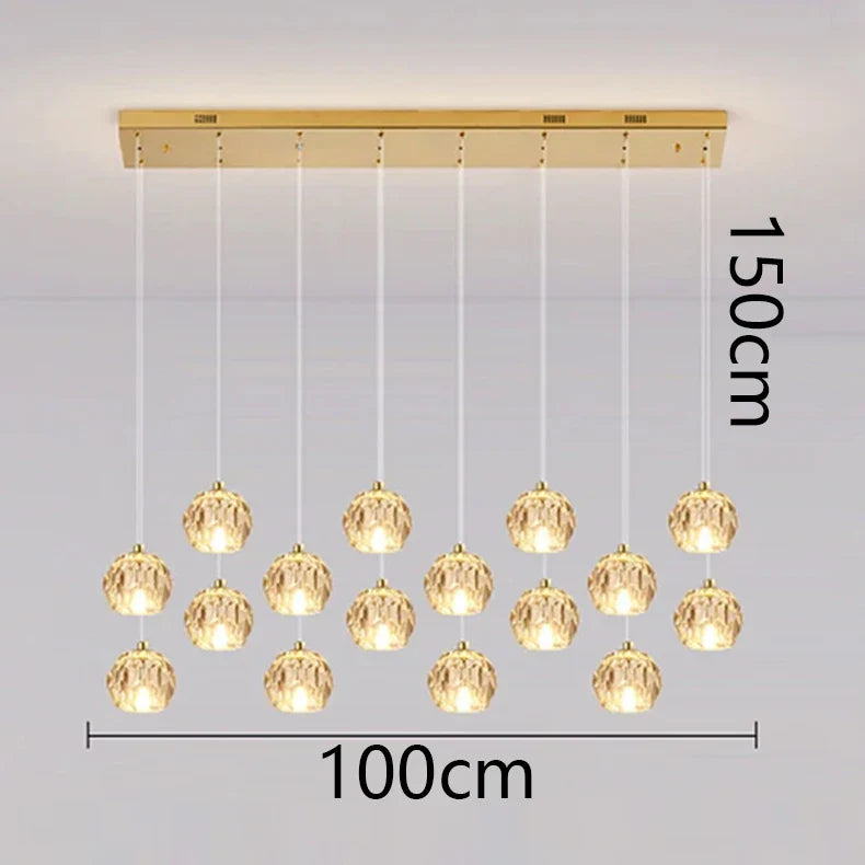 Afralia™ Modern Chandelier Pendant Lamp for Bedroom Ceiling, Smart LED Interior Lighting
