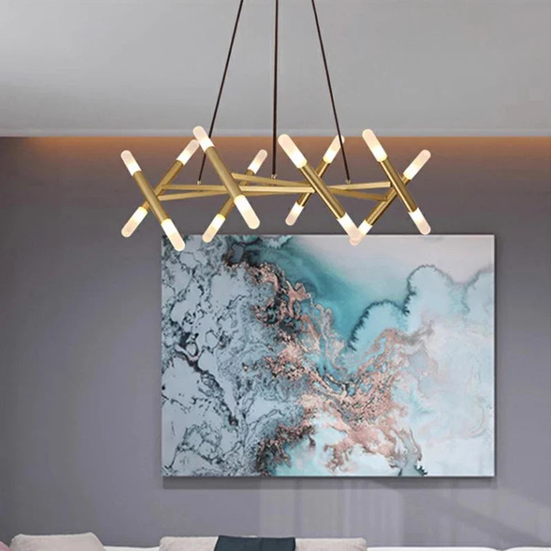 Afralia™ Modern LED Pendant Chandeliers for Living and Dining Room Lighting