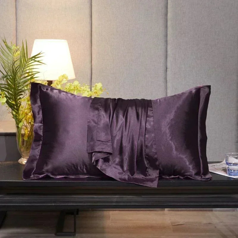 Afralia™ Silky Mulberry Silk Pillowcase | Luxury Skin Beauty Smooth Pillow Cover