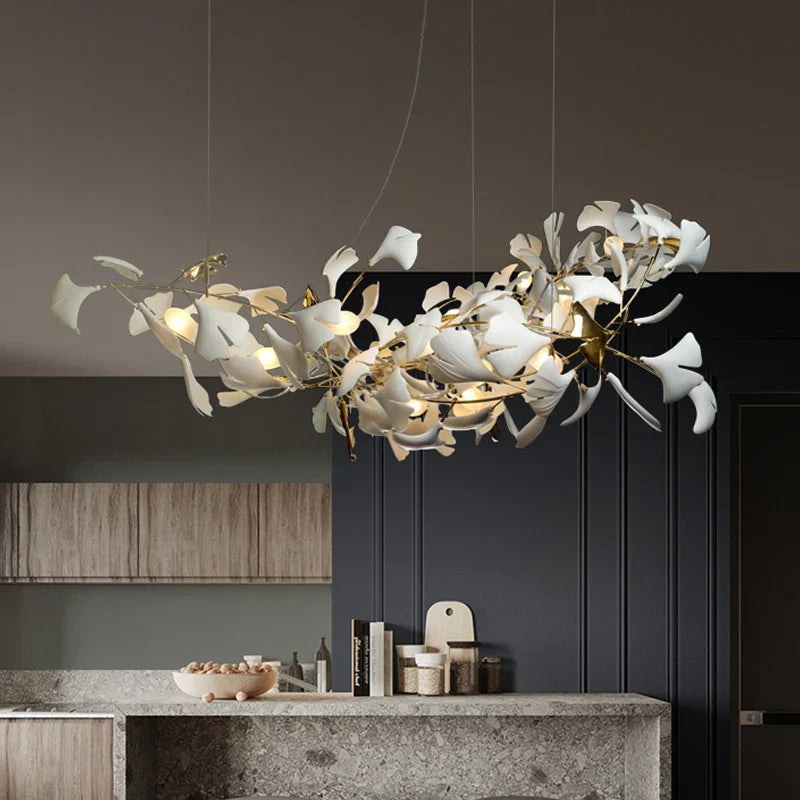 Ceramic LED Chandelier by Afralia™ for Dining Room Decor and Kitchen Living Center Table Lighting