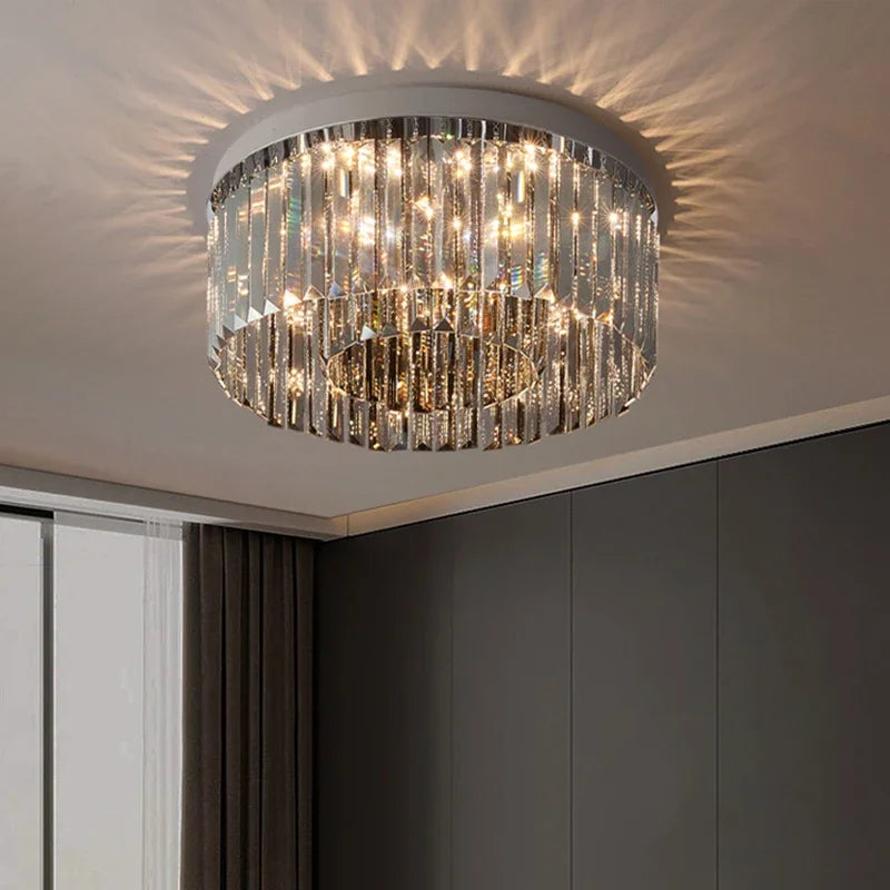 Afralia™ Crystal Chandelier: Luxury Nordic Ceiling Light for Home Interior Decoration