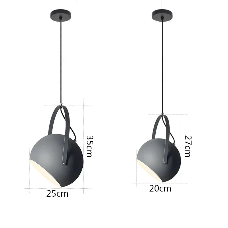 Afralia™ LED Pendant Lights for Dining Restaurant, Vibrant E27 Lamps, Home Decor Lighting