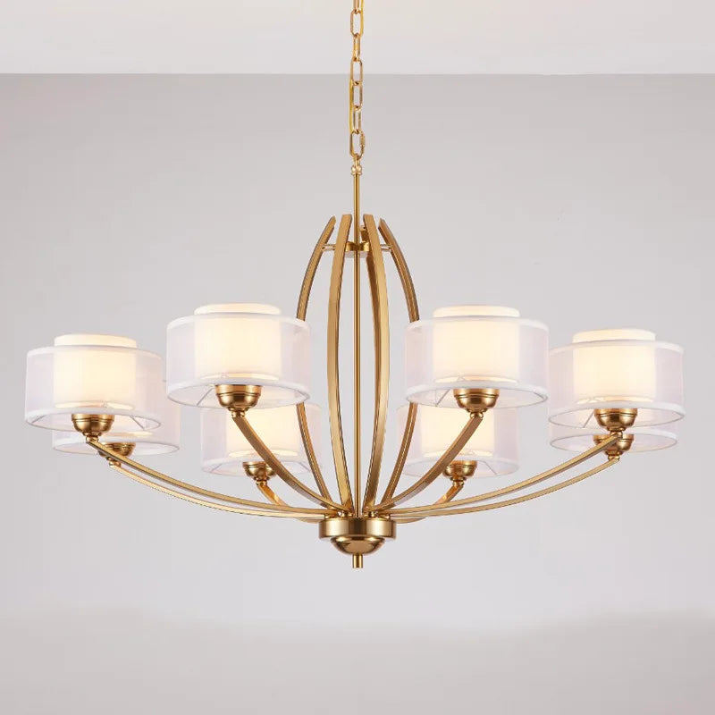 Afralia™ Modern Luxury LED Chandelier for Living Room Decor