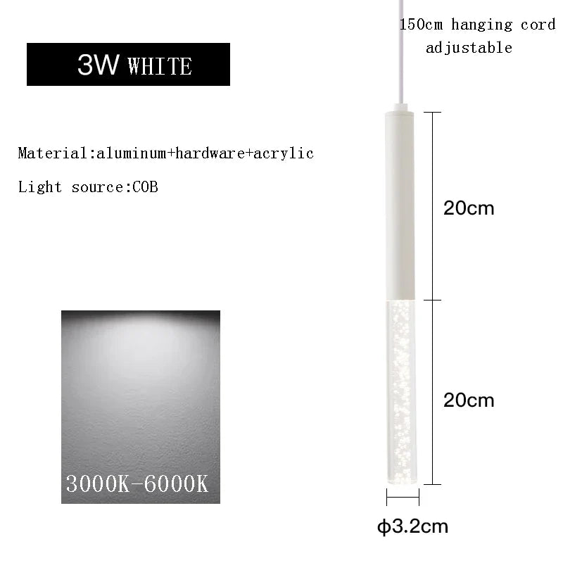 Afralia™ Black Cylinder Pendant Lights for Modern Kitchen Island and Dining Table