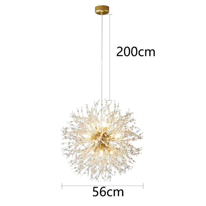 Afralia™ LED Pendant Chandelier for Living Room Bedroom Dining Room Decor