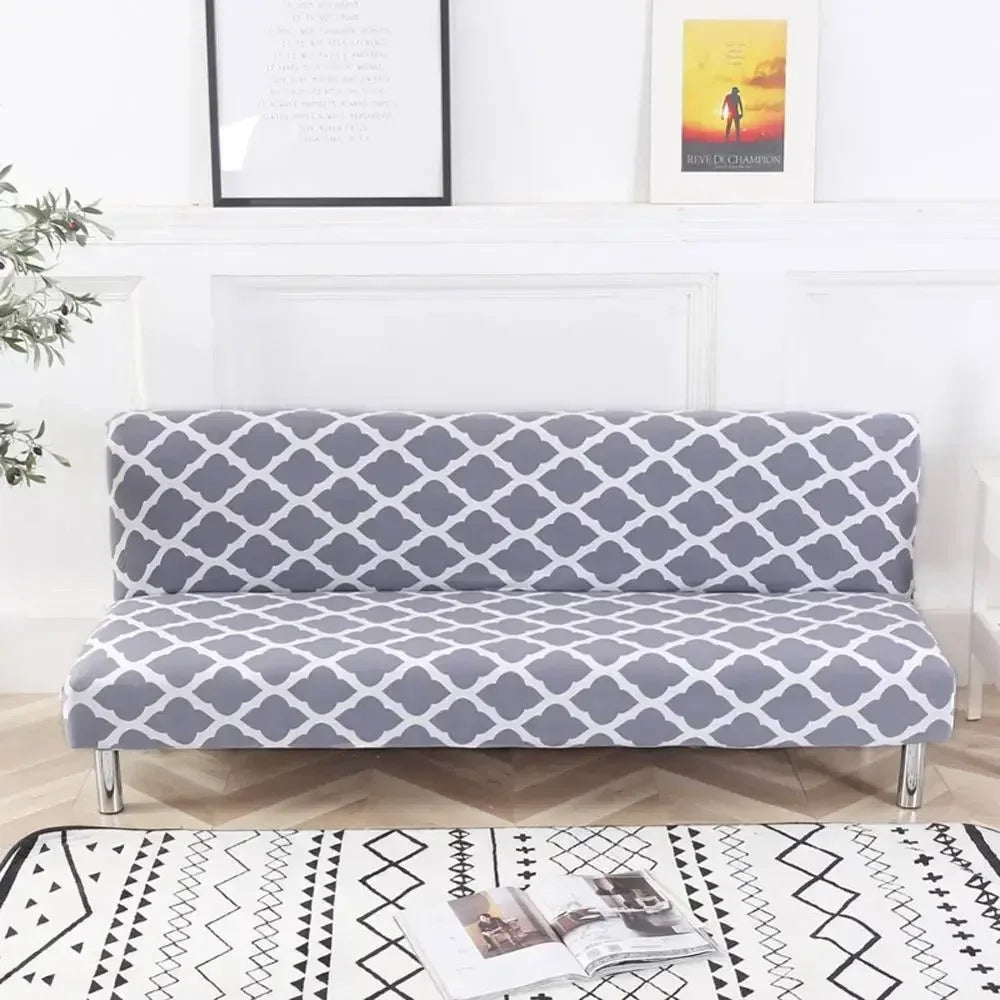 Afralia™ Print Futon Sofa Cover Slipcover for Couch Case