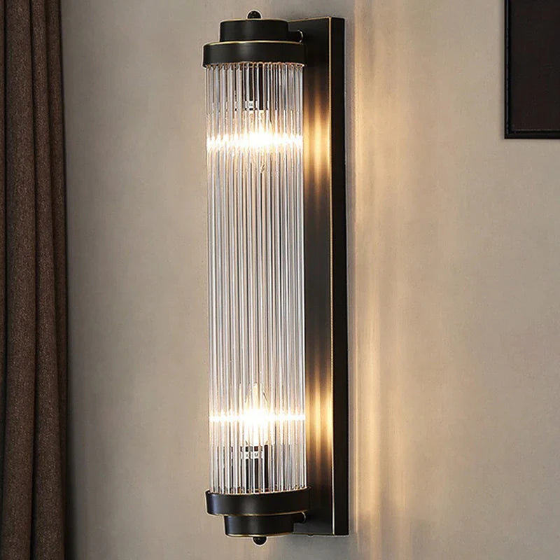 Afralia™ Crystal LED Wall Lamp Modern Indoor Lighting for Bedroom Living Room Corridor Entryway