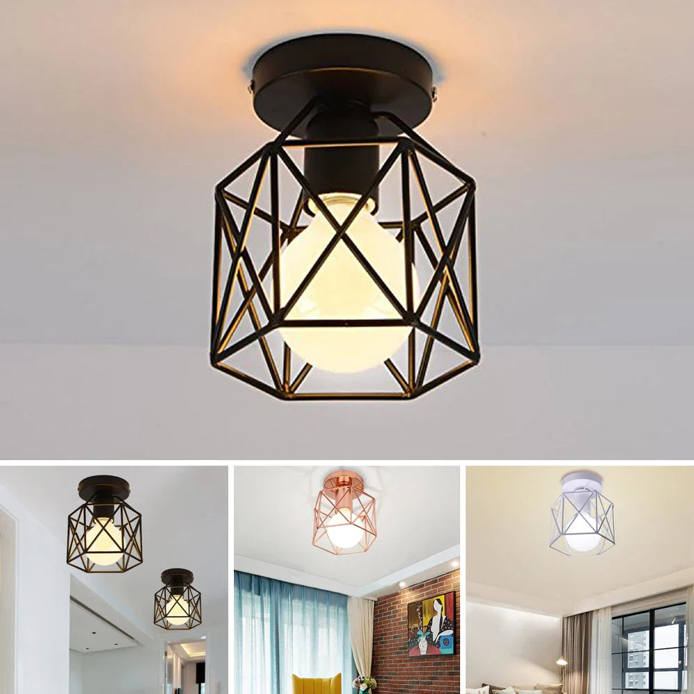 Afralia™ Retro Vintage Ceiling Chandelier for Home Living Room Decor