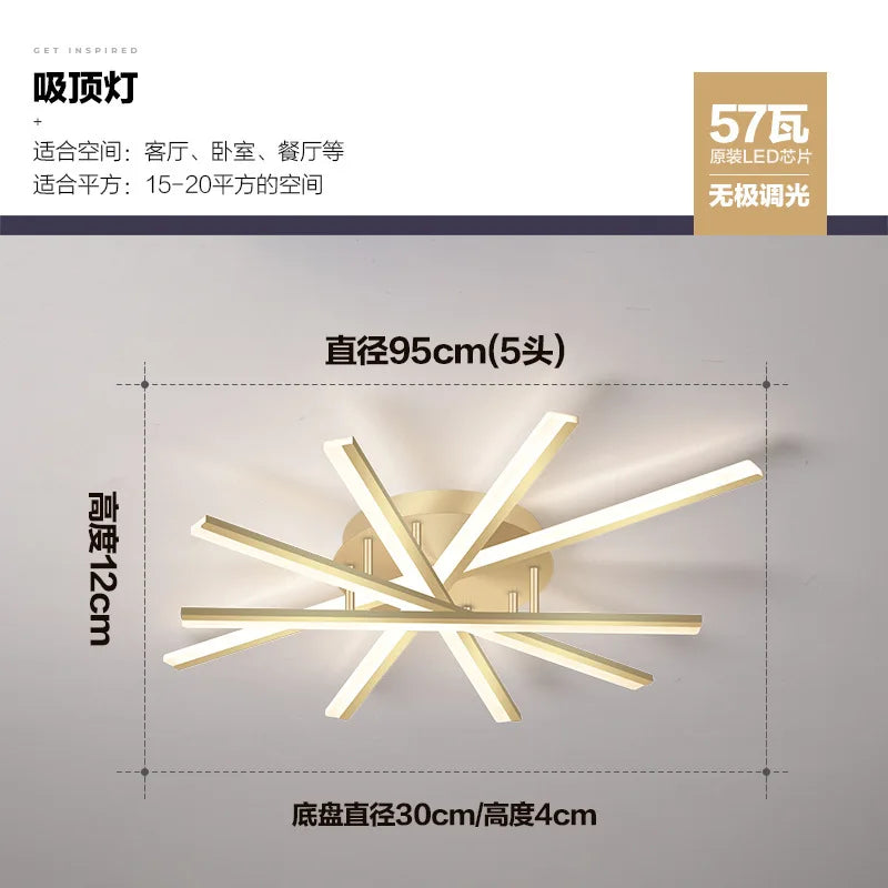 Afralia™ Modern Acrylic Ceiling Chandelier | Indoor Wrought Iron Decorative Lighting for Home