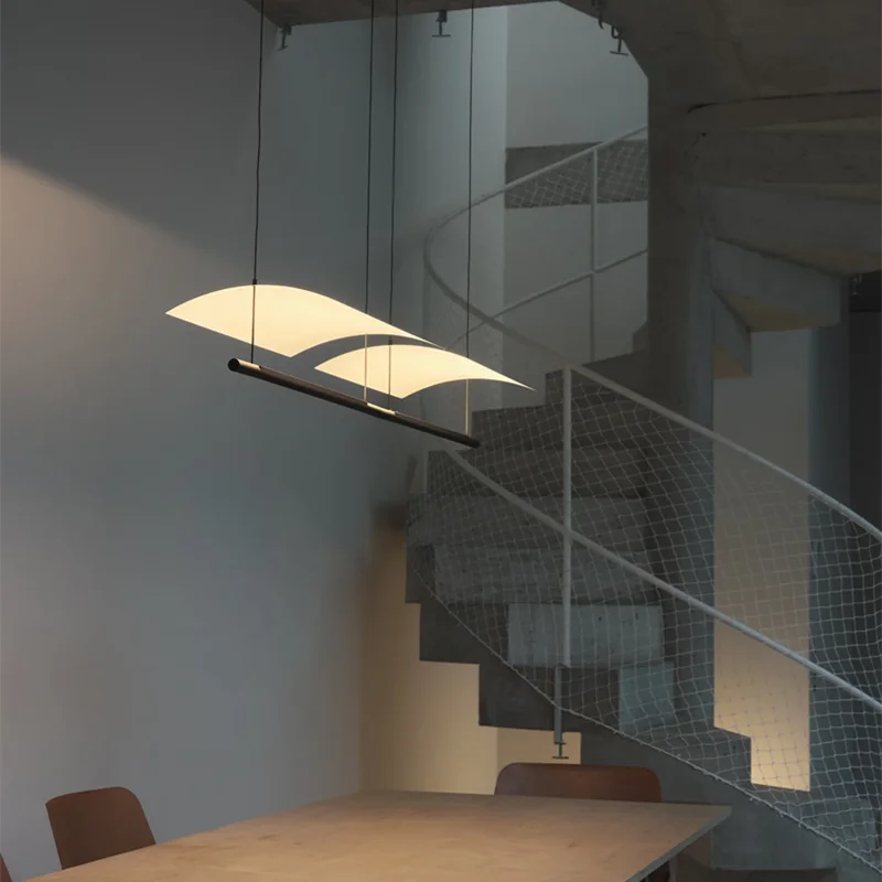 Afralia™ Lamina LED Pendant Light: Minimalist Design for Office, Living Room, Restaurant, Bar.