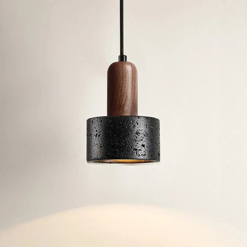 Afralia™ Cream Nordic Small Pendant Lamp for Modern Wabi Sabi Bedroom Decor