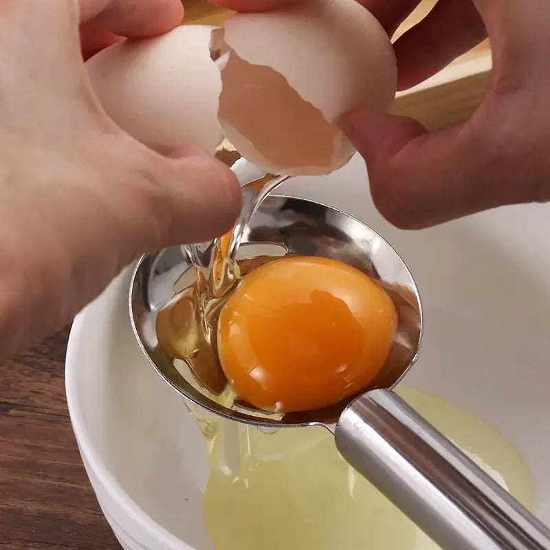 Afralia™ Stainless Steel Egg Separator Tool for Easy Cooking