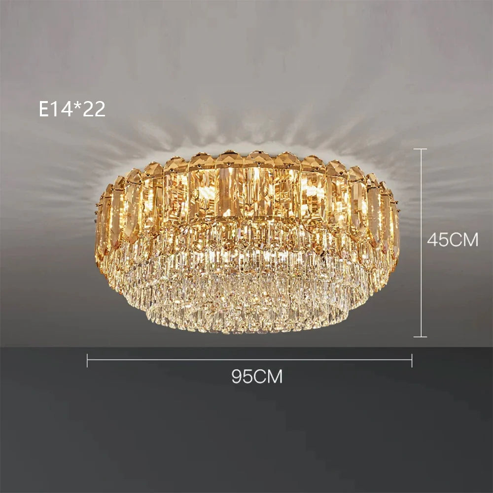 Afralia™ Crystal LED Wall Lamp: Minimalist Luxury Lighting for Living Room TV Background