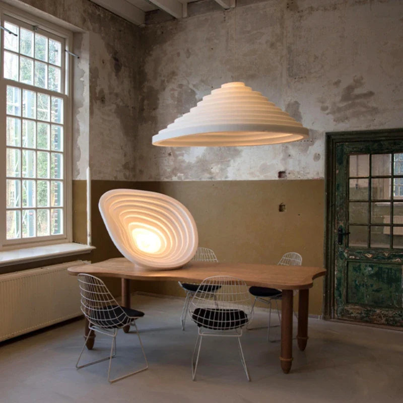 Afralia™ Nordic Wabi Sabi Pendant Lights: Minimalist Chandelier for Home Decor & Lighting Fixtures