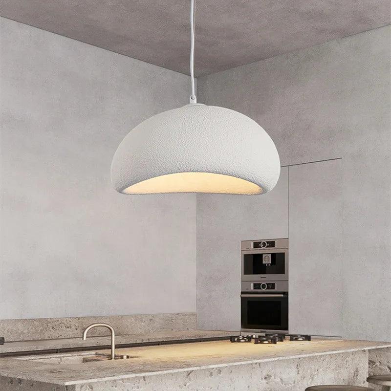 Afralia™ Nordic Wabi Sabi LED Pendant Light - Modern Chandelier for Dining Room