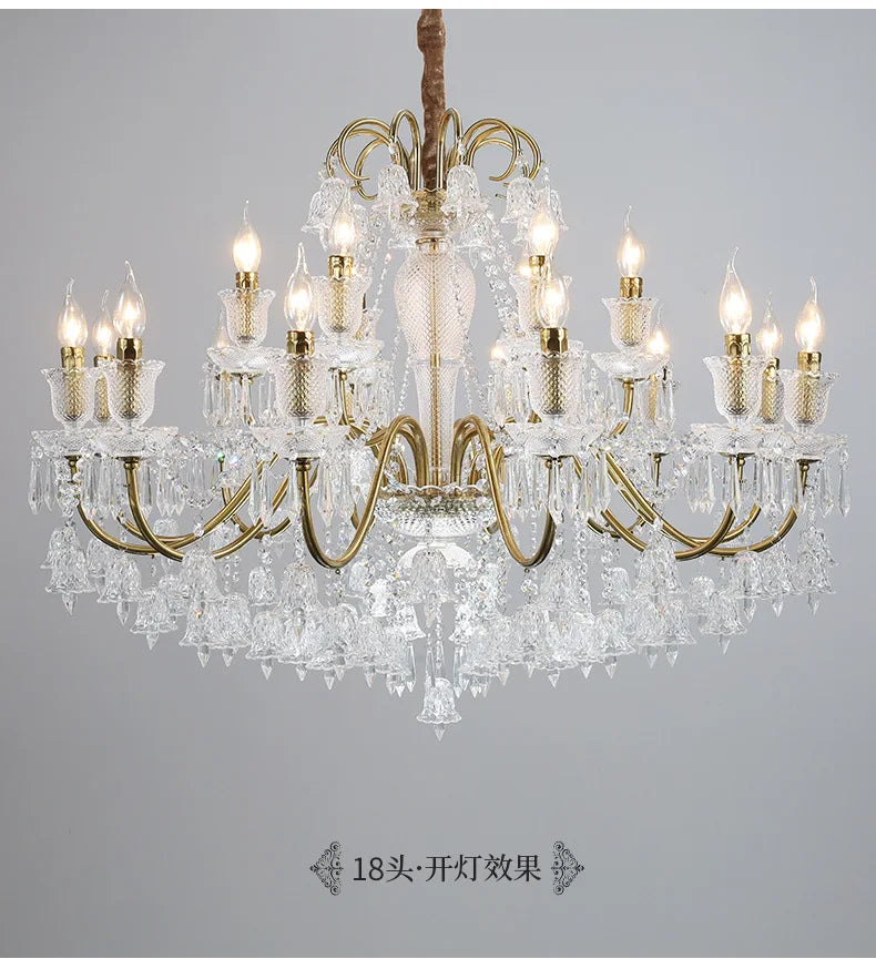 Afralia™ Black Gold Crystal Chandelier Pendant Light for Elegant Living Spaces