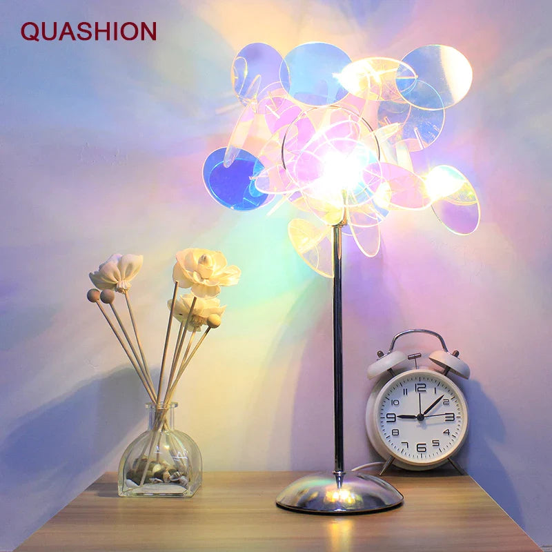 Afralia™ Aurora Acrylic Projection Lamp: Romantic Bedside Night Light for Girls, DIY Gift