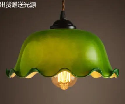 Afralia™ Blue Glass Pendant Lights for Bedroom Dinning Living Room