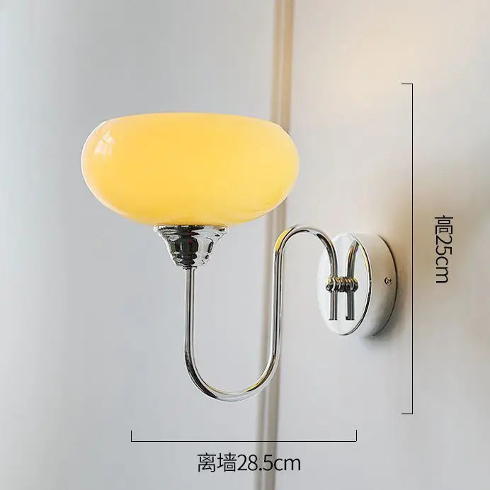 Afralia™ Nordic Ceramic Wall Lamp for Bedroom, Postmodern Style, French Design