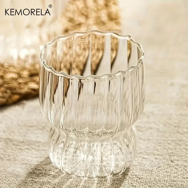 Crystal Clear Glass Tumbler Set | Heat-resistant Drinkware for Home and Office