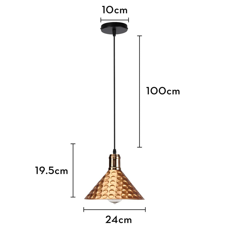 Afralia™ Industrial Retro Pendant Lamp for Dining, Bar, Bedroom - Creative Chandeliers