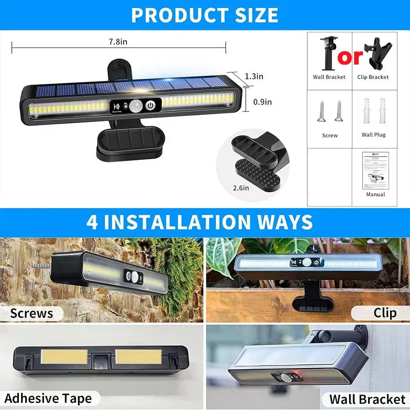 Afralia™ Solar Motion Lights: Waterproof Outdoor Security with 36 LEDs