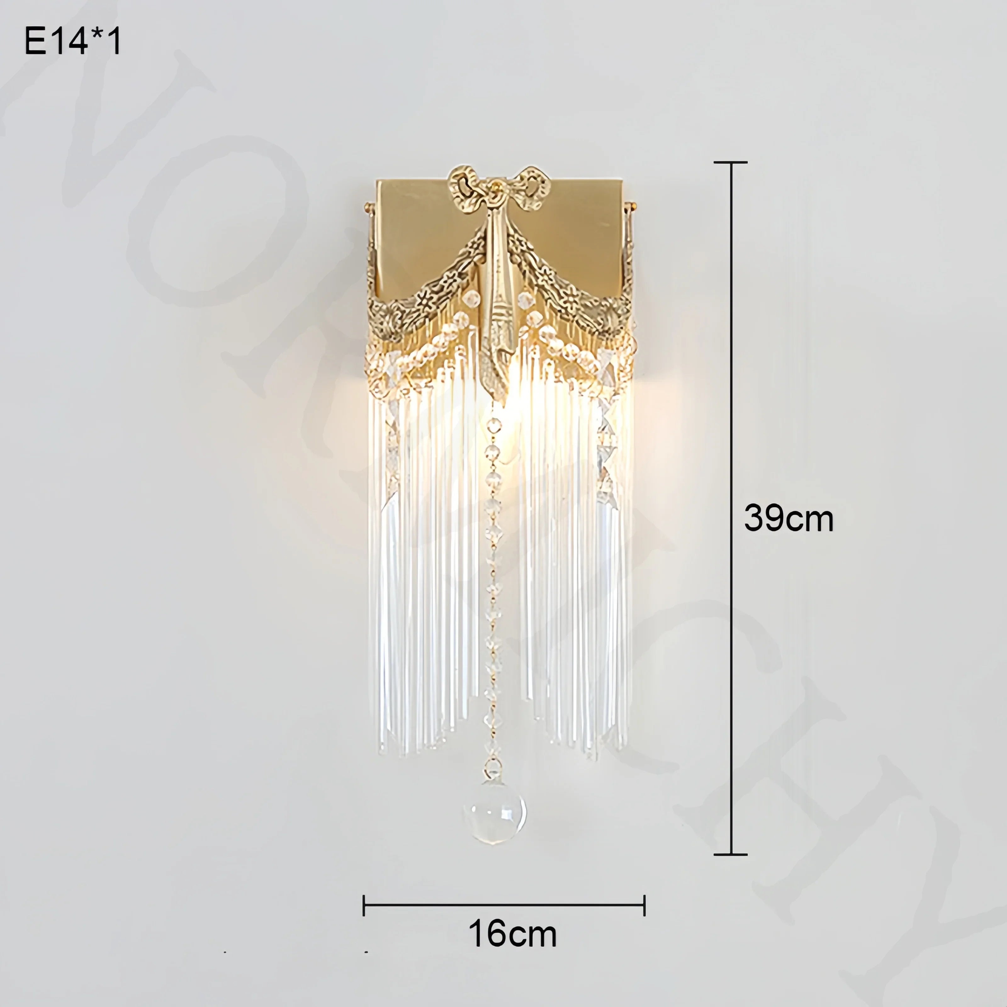 Afralia™ Crystal Tassel Chandelier: French Copper, Artistic Design, High-End Feel for Master Bedroom