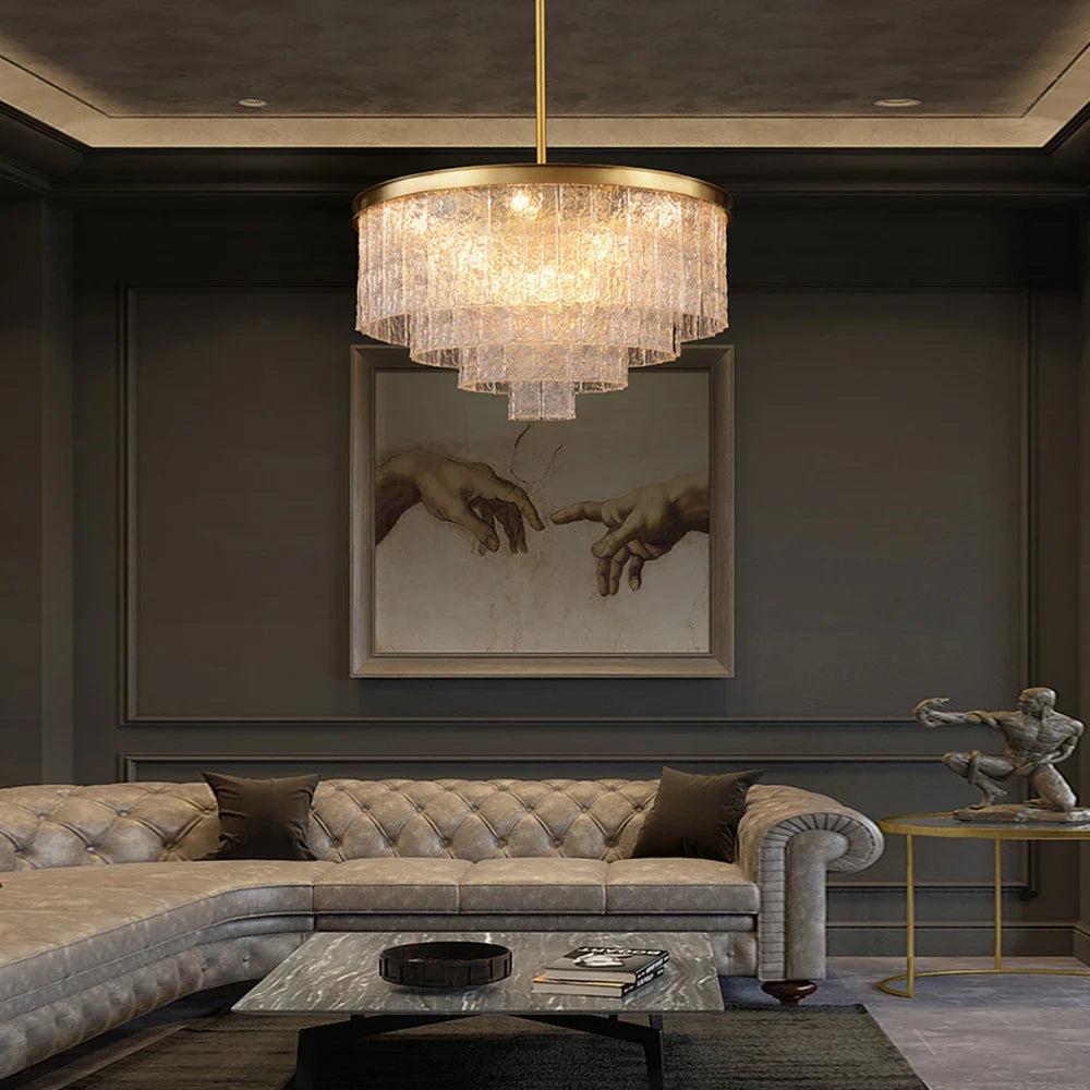 Afralia™ Glass LED Pendant Light for Modern Home Decor & Dining Table