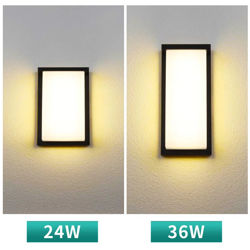 Afralia™ Outdoor Wall Light: Ultra-Bright LED, Waterproof Design for Porch, Balcony, Patio