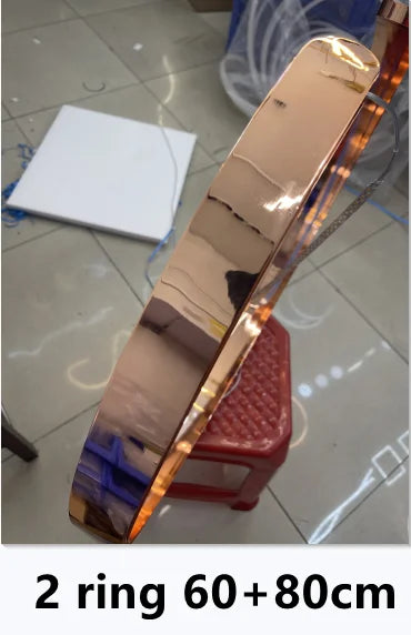 Afralia™ Nordic Ring LED Pendant Chandelier for Home Living Dining Kitchen Lighting