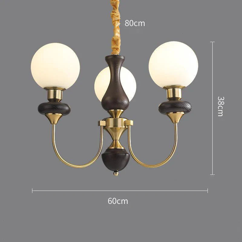 Afralia™ Retro Chandelier LED Pendant Lights Ceiling Lighting Fixtures