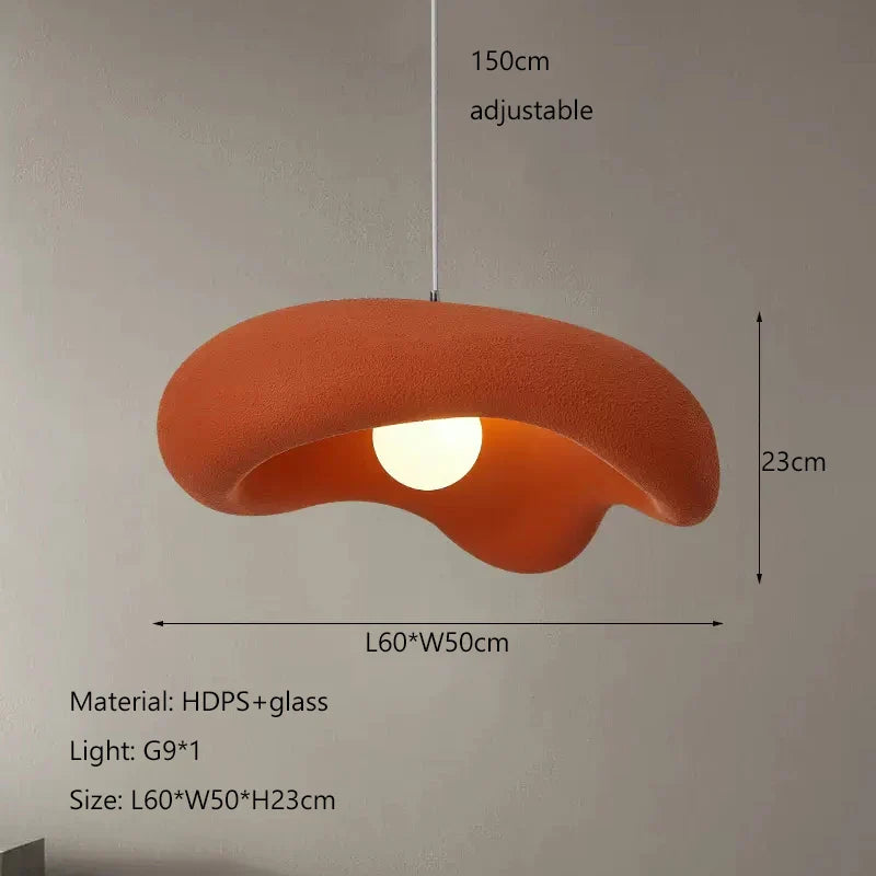 Afralia™ Nordic Wabi Sabi LED Pendant Chandelier for Dining Room and Bar