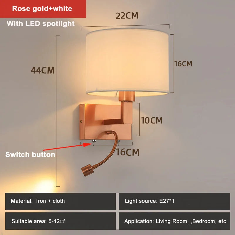 Afralia™ Rose Gold Bedside Lamp: Modern European Style for Bedroom, Living Room, and Corridor