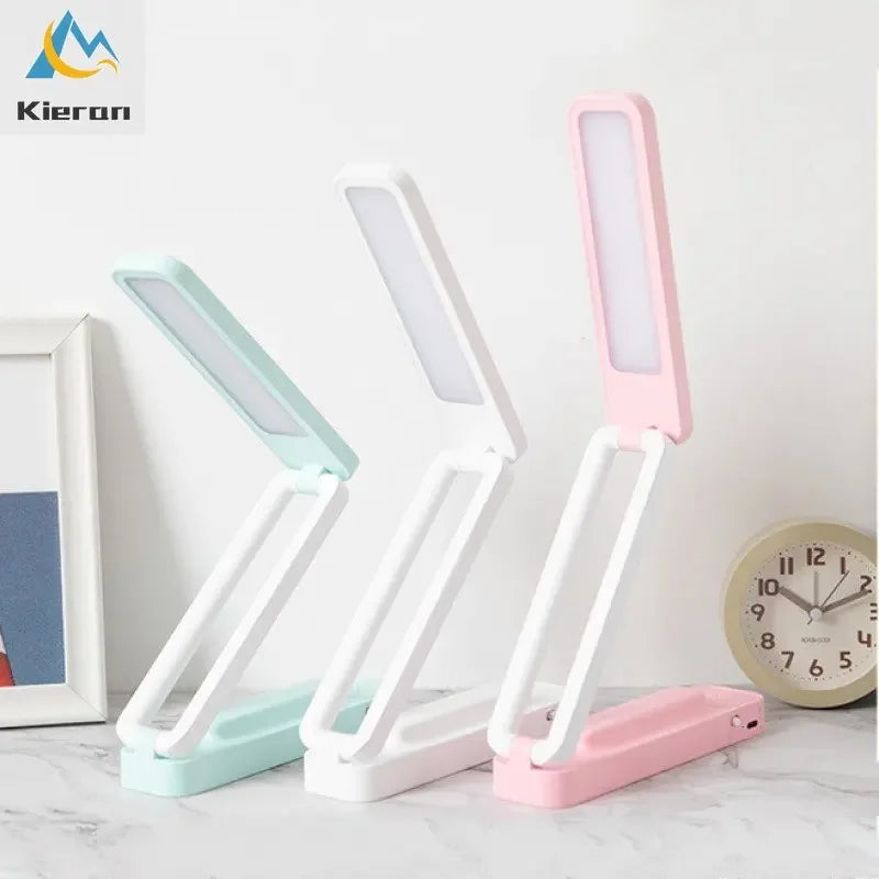 Afralia™ LED Desk Lamp: Modern Folding Touch Table Lamp for Home, Study, or Bedroom