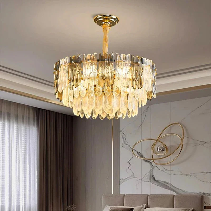 Afralia™ Modern Dine Room Pendant Light Indoor LED Chandelier Ceiling Lamp