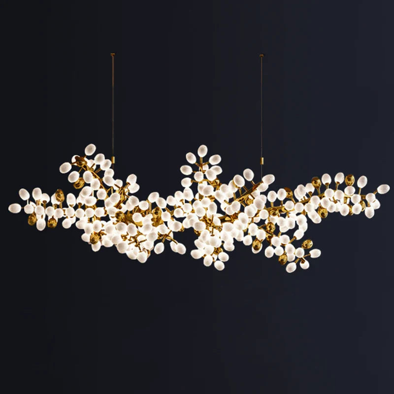 Afralia™ LED Chandelier Lighting for Living Room, Bedroom, and Dining Room