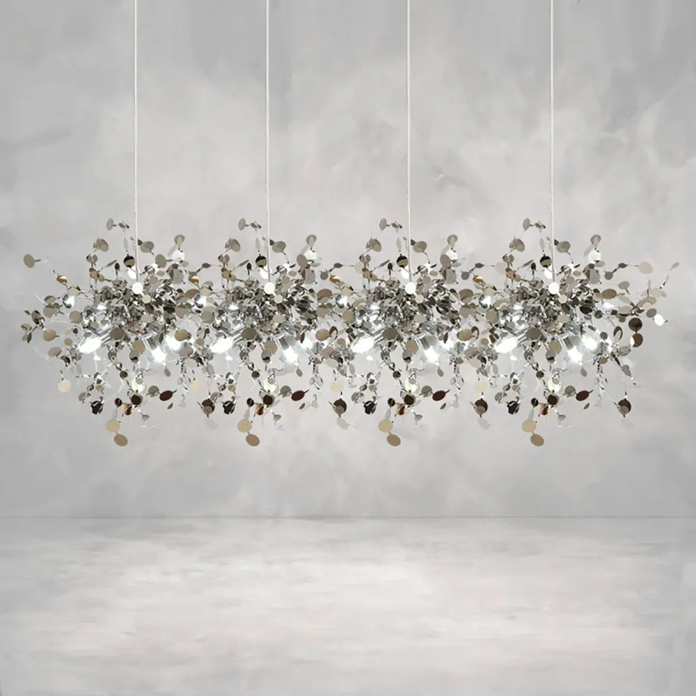 Afralia™ Nordic Stainless Steel Pendant Chandelier for Home, Restaurant, and Bar