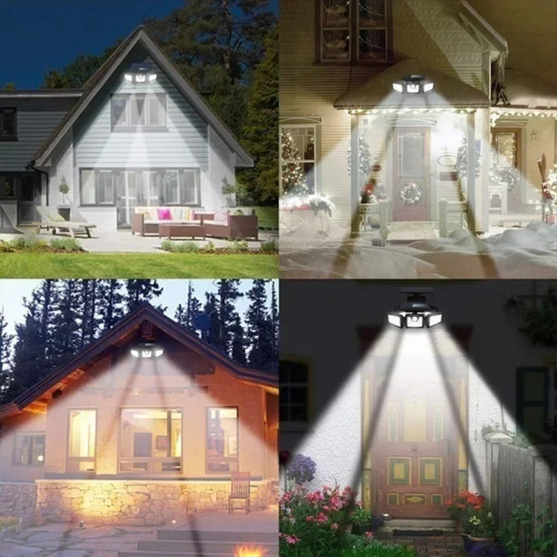 Afralia™ Solar Motion Sensor Lights - Adjustable Head, Waterproof Wall Lamp