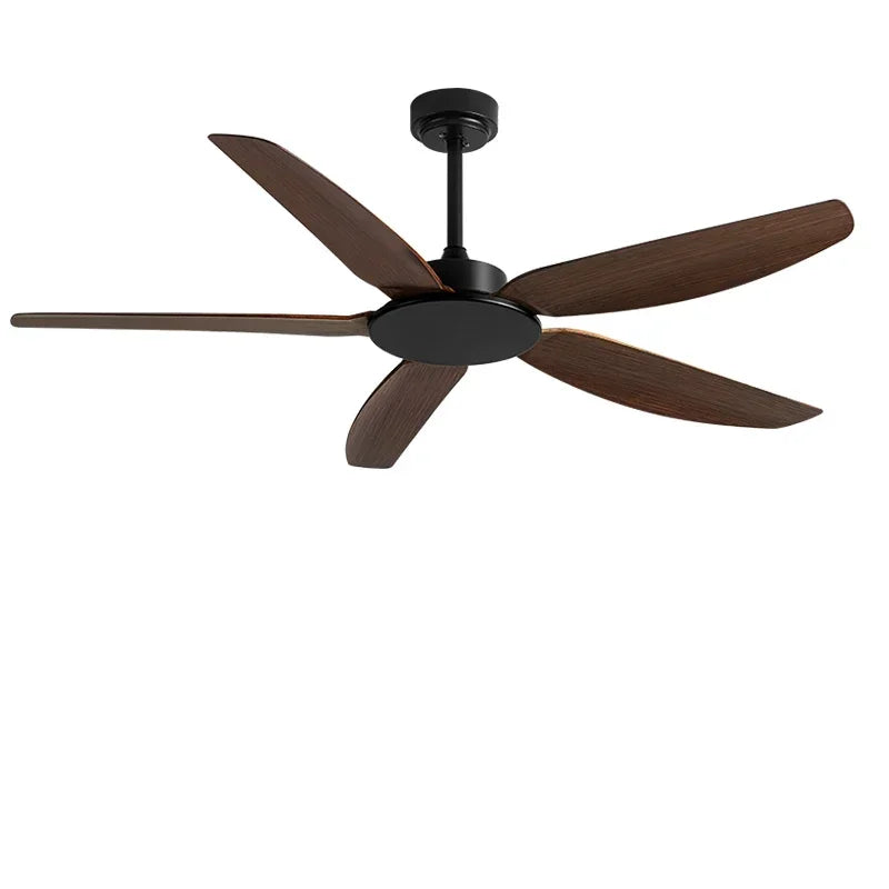 Afralia™ 58-Inch Black Ceiling Fan with Remote Control for Commercial Use