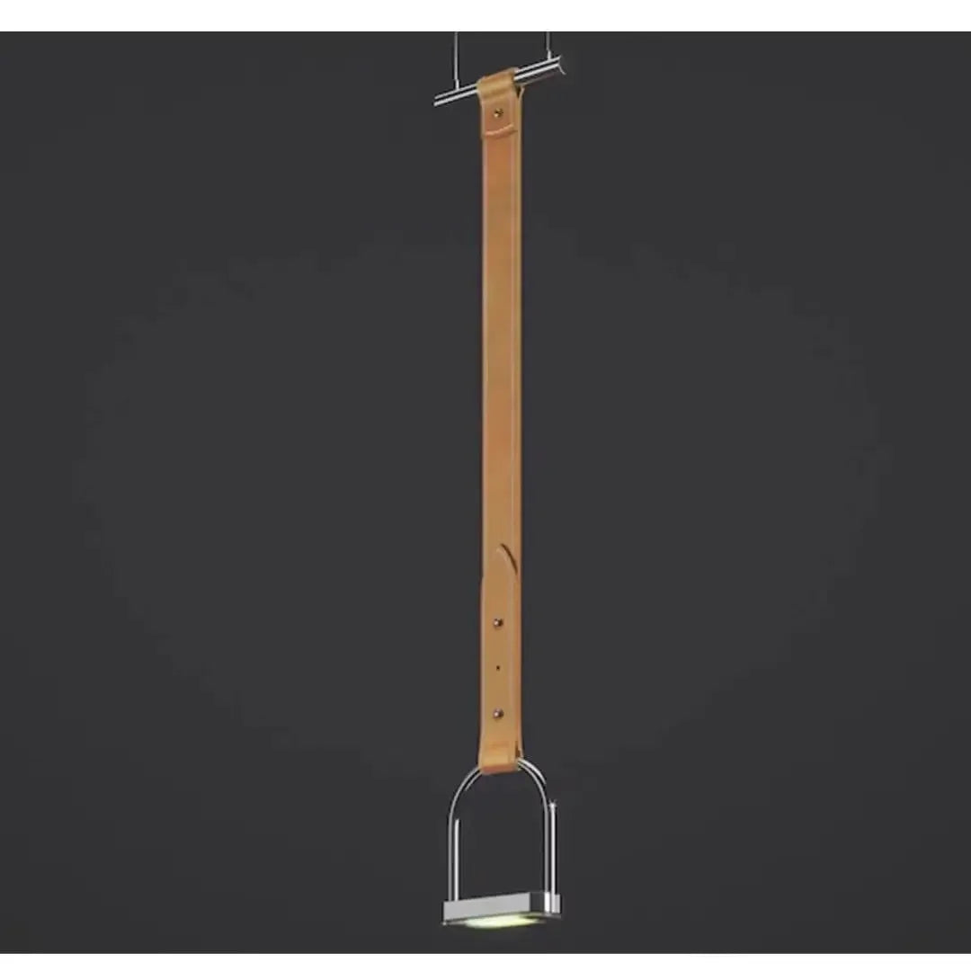 Afralia™ Art Minimalist Belt Pendant Light for Living Room and Bedroom
