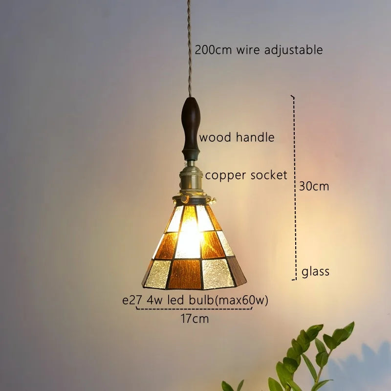 Afralia™ Japanese Style LED Pendant Light for Bedroom Kitchen Bar Restaurant