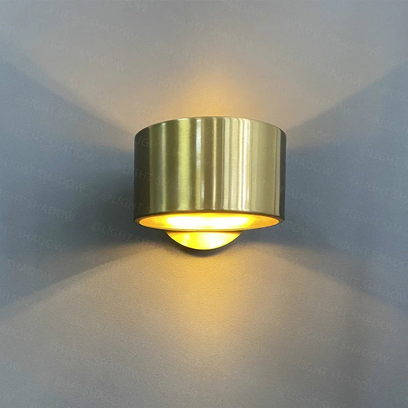 Afralia™ Modern Golden Wall Lamp LED Sconce Minimalist Lighting Fixture