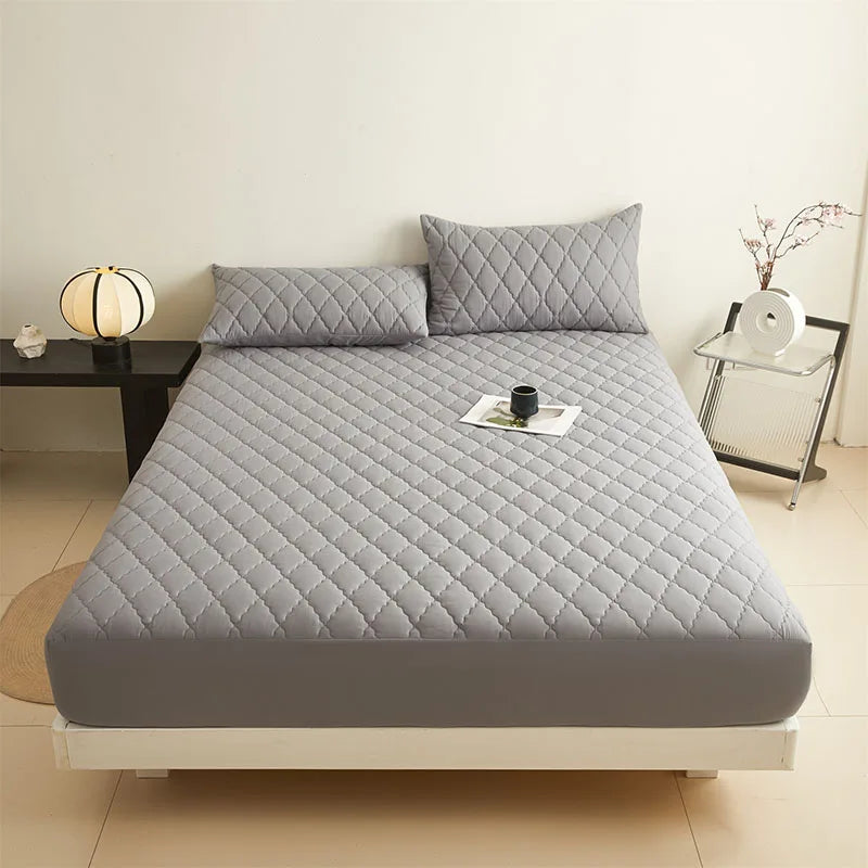 Afralia™ Waterproof Quilted Mattress Cover with Elastic Band
