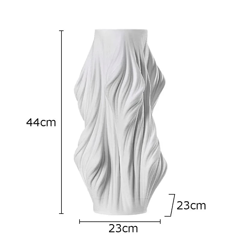 Afralia™ Ceramic Vase with Artificial Flowers for Desk Decoration and Room Aesthetics