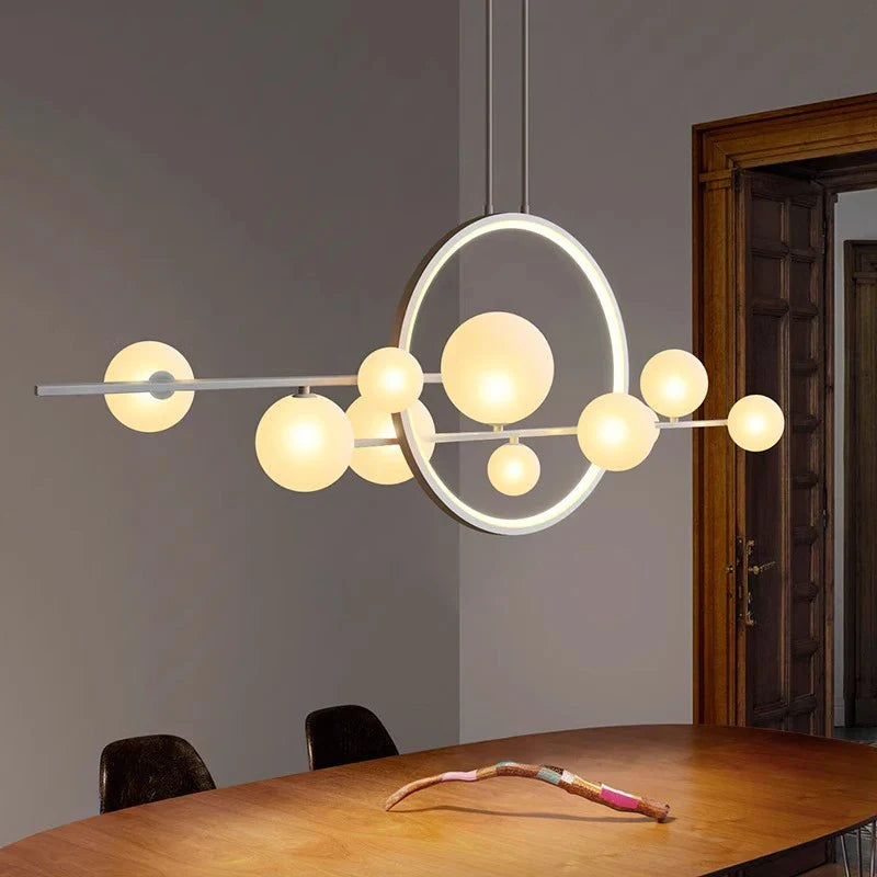 Afralia™ Nordic Dining Room Pendant Ceiling Chandelier for Indoor Living Room Lighting