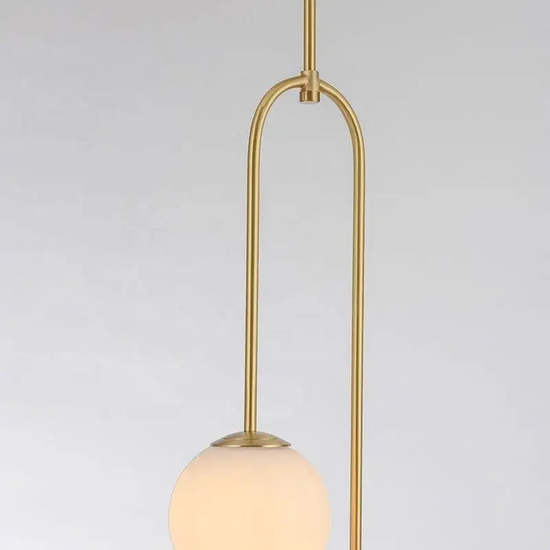 Afralia™ Bronze Glass Ball Chandelier: Luxury Pendant Lights for Living Room, Bedroom, Hotel & Bar