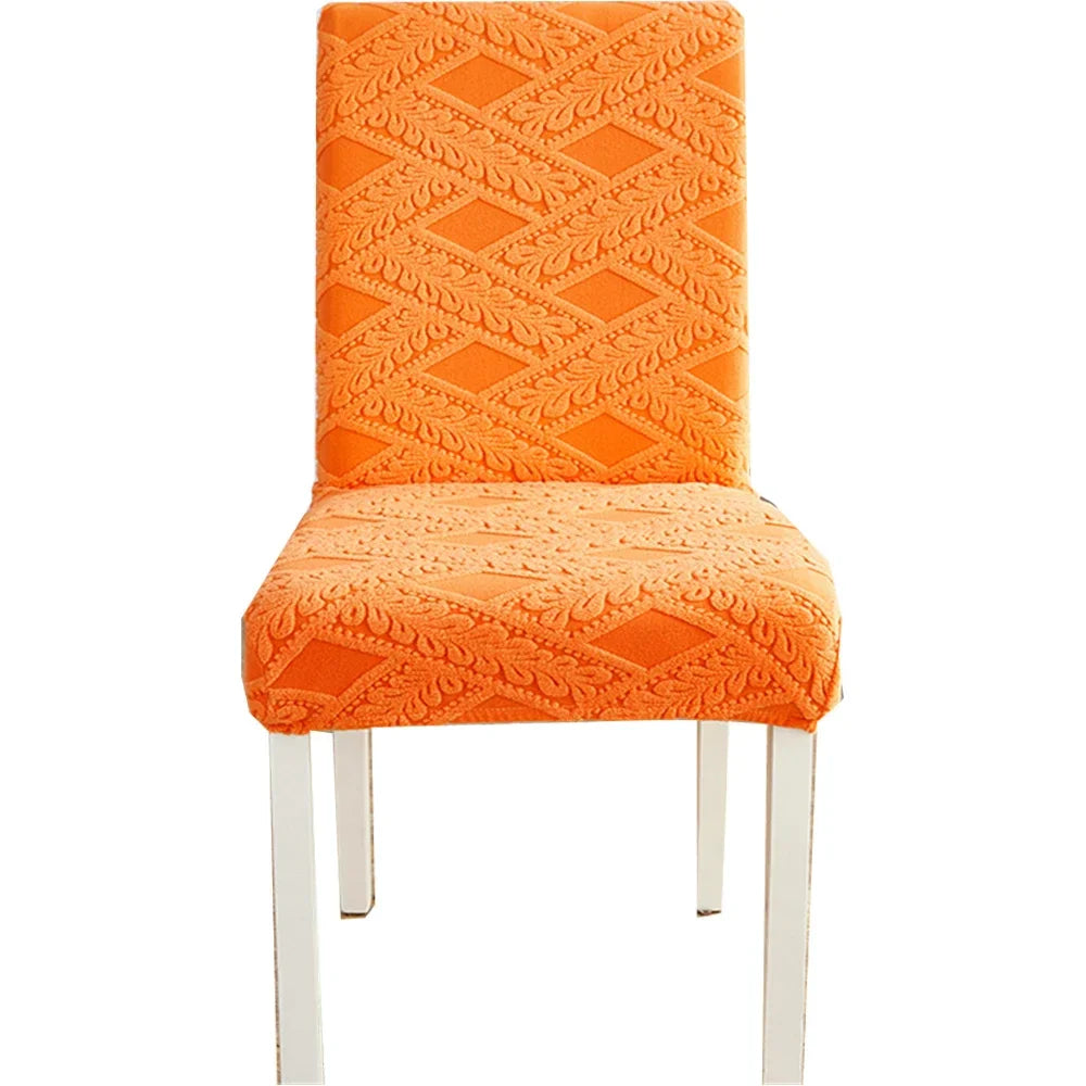 Afralia™ Velvet Jacquard Chair Cover Elastic High Armchair Accent Seat for Home & Office